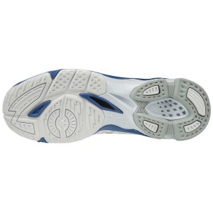 Mizuno Wave Voltage Mid Παπουτσια Βολλευ Ανδρικα - Ασπρα/Μπλε